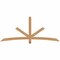 Ekena Millwork Alberta Smooth Timber Gable Bracket, Western Red Cedar, 84"W x 35"H x 1 1/2"D x 3 1/2"F, 10/12 Pitch GBW084X35X0204ALB00SWR - alternate 1